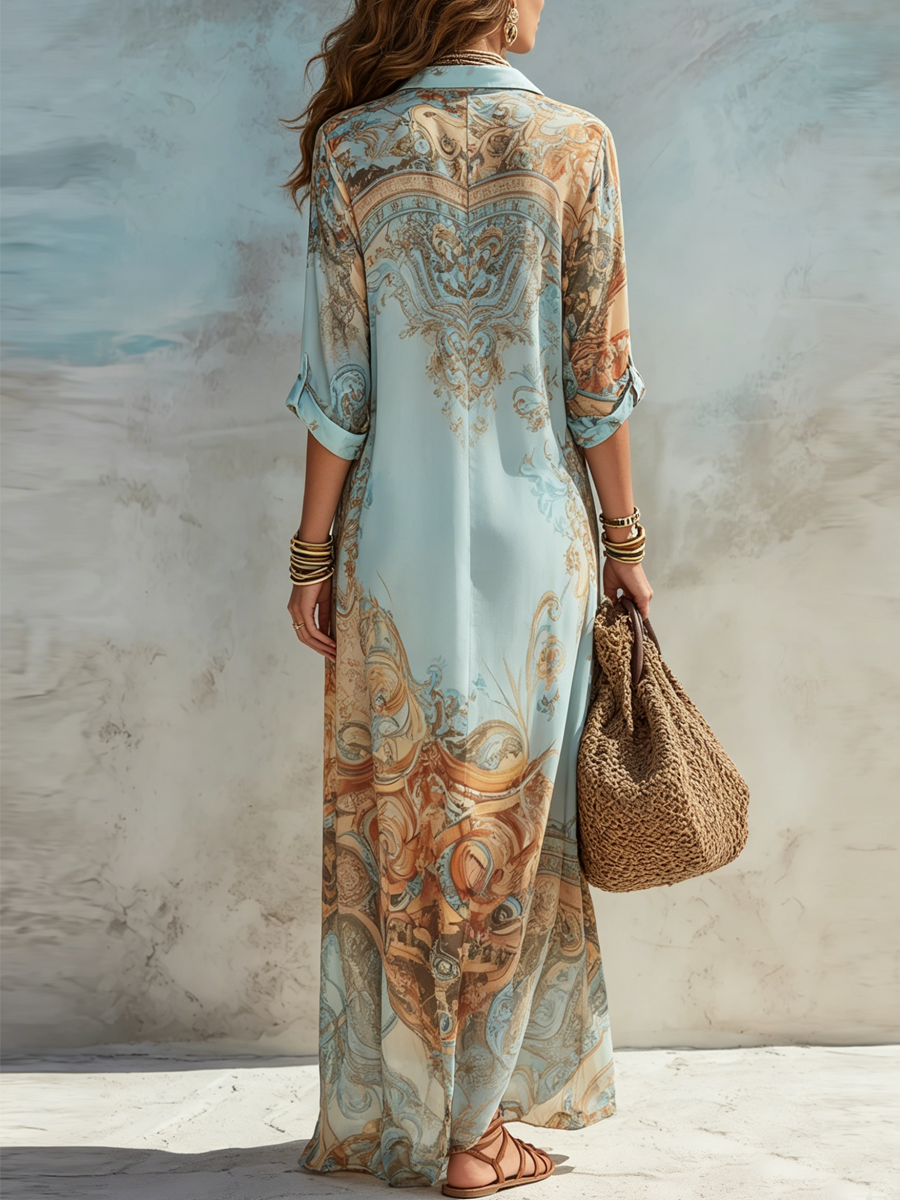 Baroque™️ | Elegant flowing summer dress