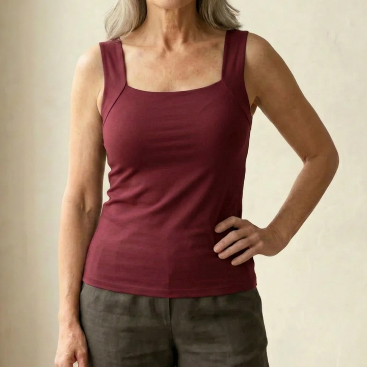 Roxanne | Built-In Comfort Bra Tank Top