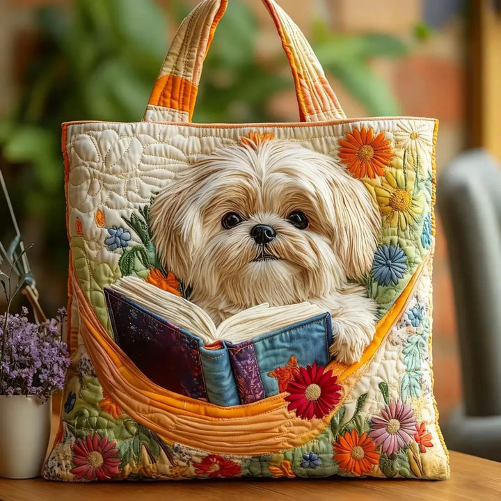 Shih Tzu Quilted Tote