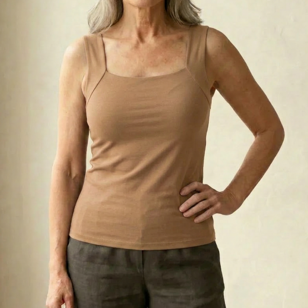 Roxanne | Built-In Comfort Bra Tank Top