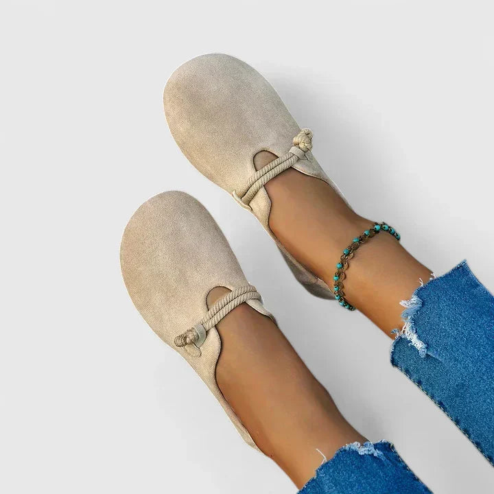 Lynda | Orthopaedic Rope-Detail Loafers