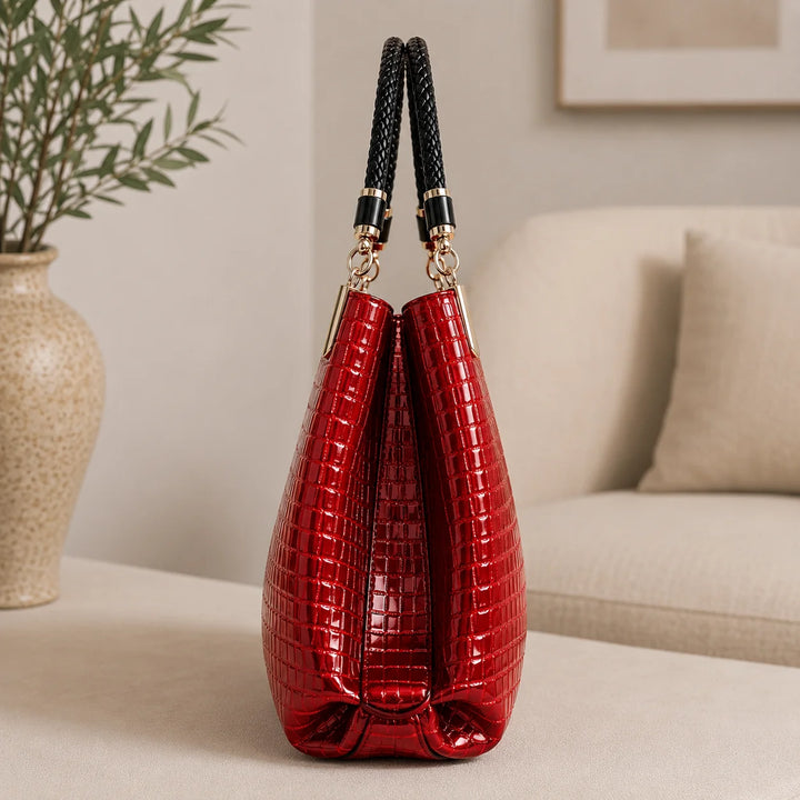 Lusso Milano - Crocodile Shoulder Bag