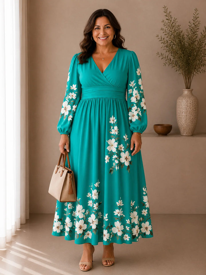Aurelia - Floral Chiffon Dress