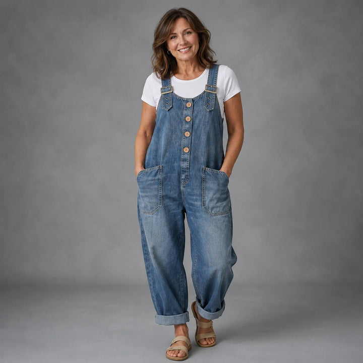 Molly - Women's Denim Jumpsuit