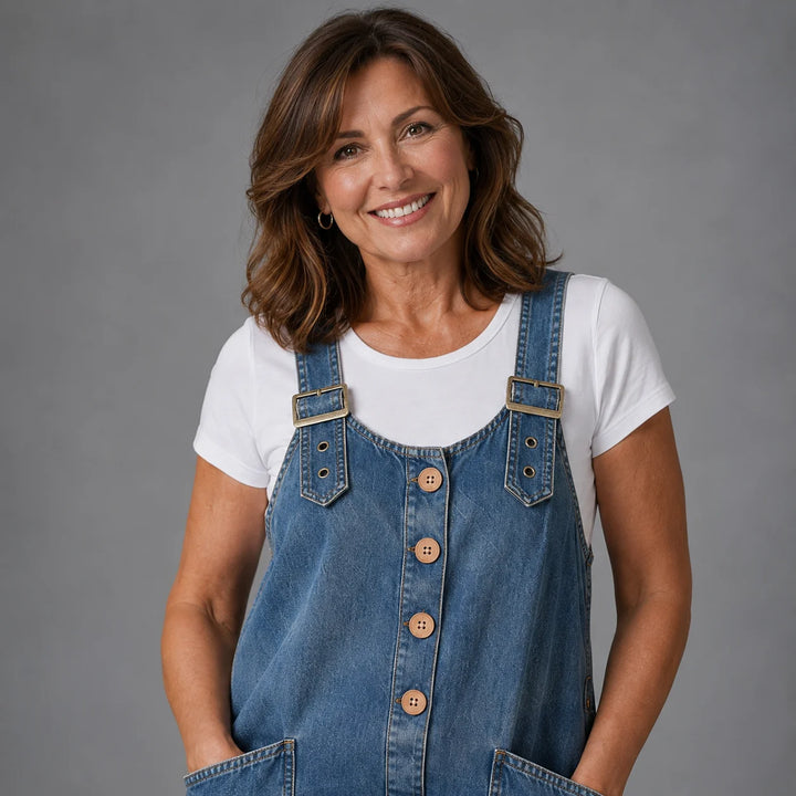Molly - Women's Denim Jumpsuit