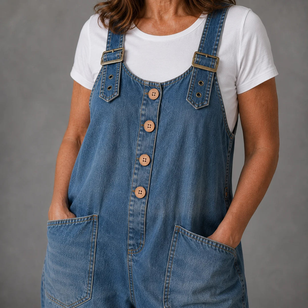 Molly - Women's Denim Jumpsuit