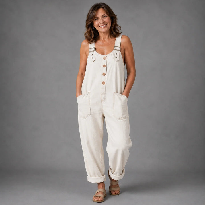 Molly - Women's Denim Jumpsuit