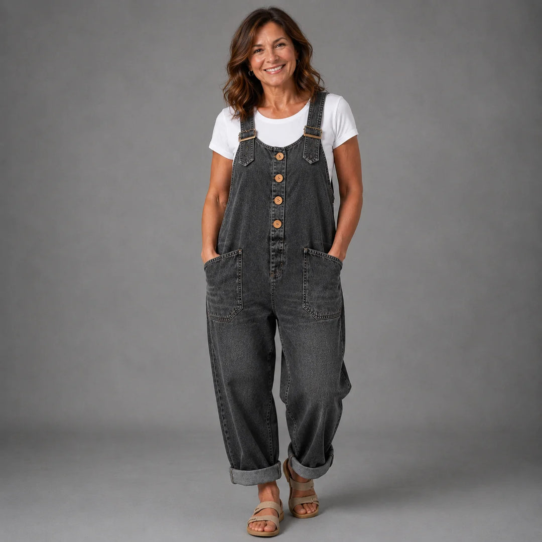Molly - Women's Denim Jumpsuit
