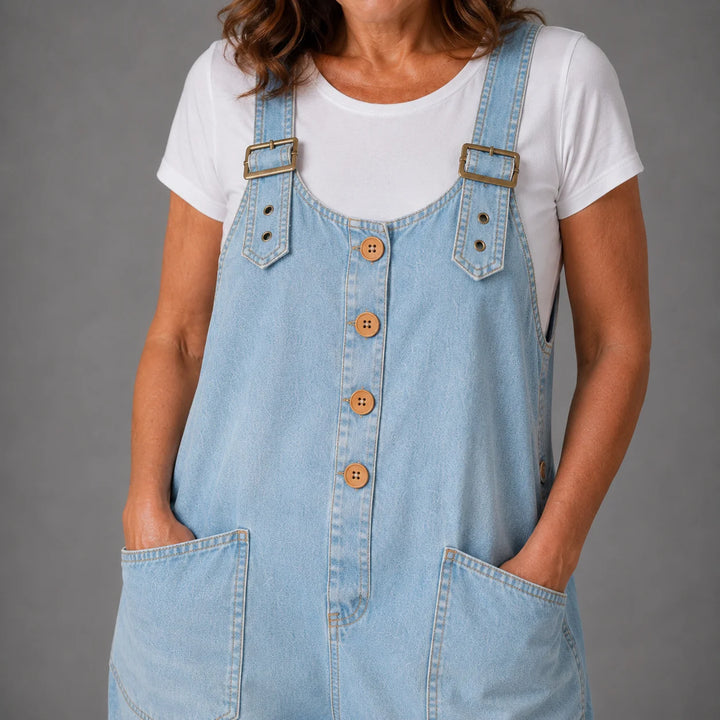 Molly - Women's Denim Jumpsuit