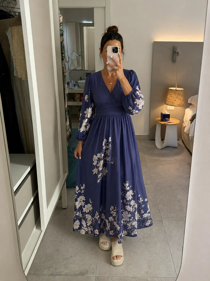 Vivienne - Floral Chiffon Dress