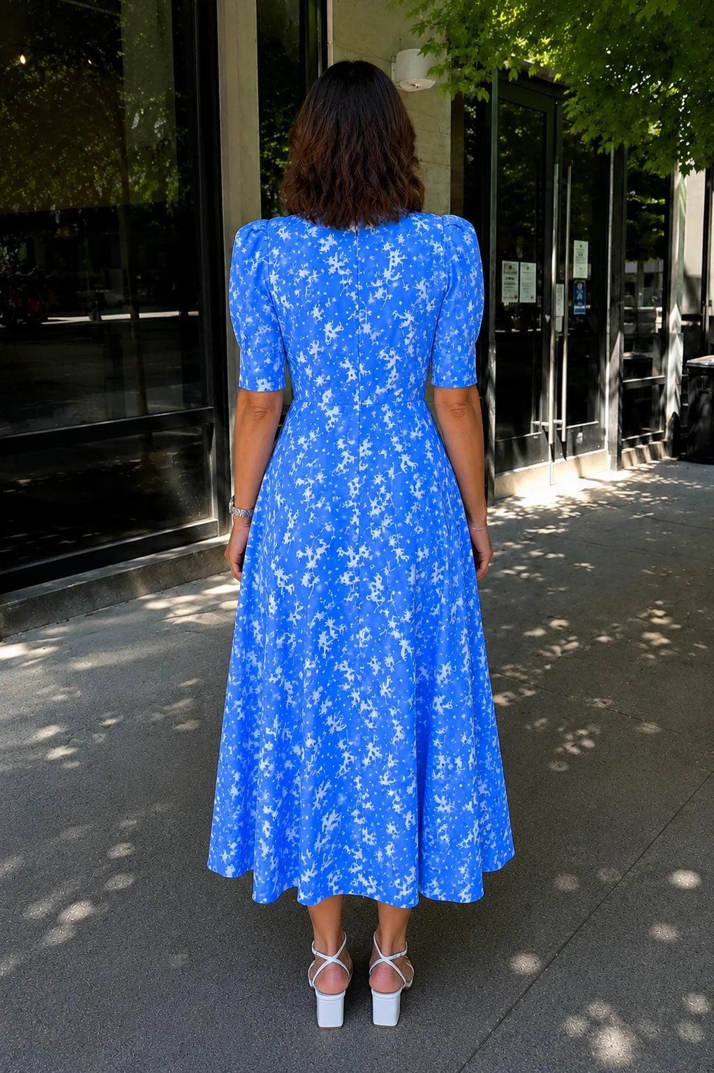 Evelyn – Floral Midi Dress