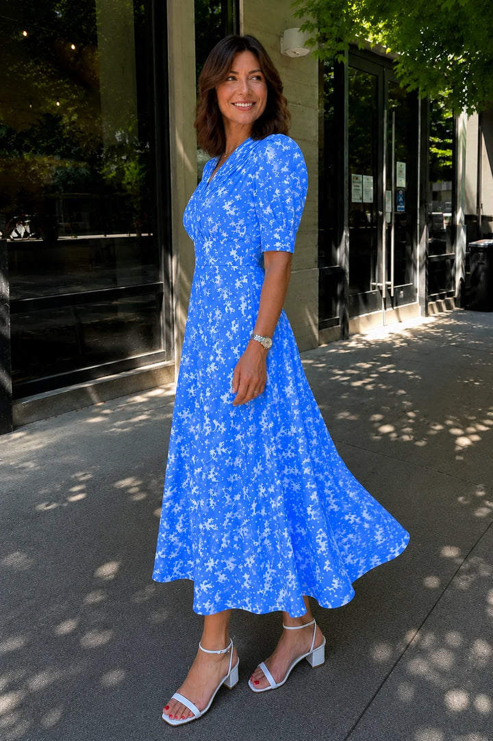 Evelyn – Floral Midi Dress