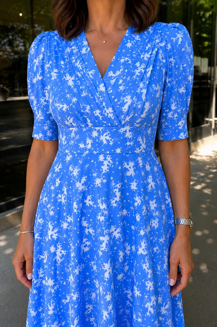 Evelyn – Floral Midi Dress