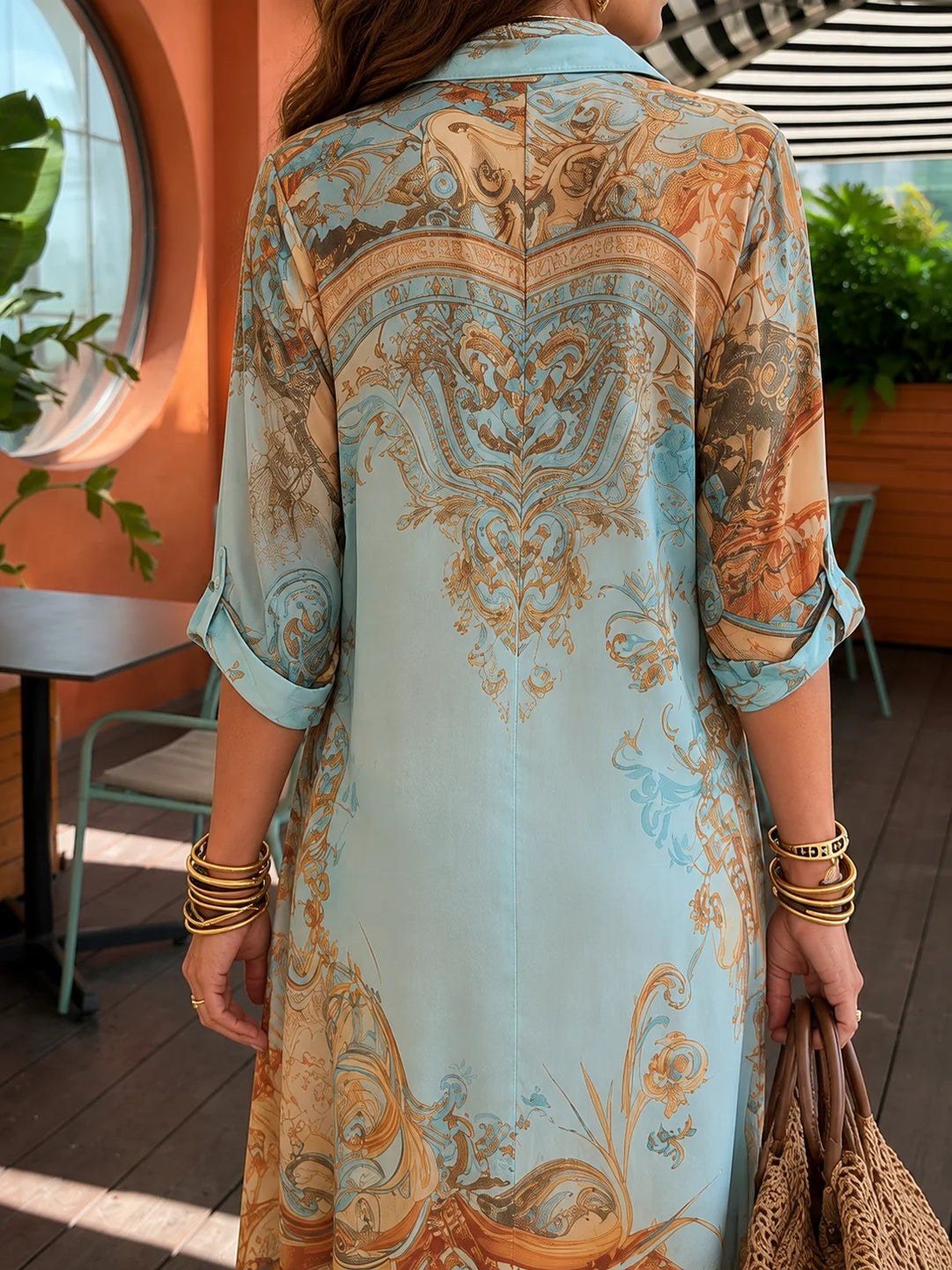 Baroque | Elegant flowing summer dress