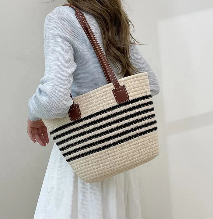 Florence — Striped Summer Tote