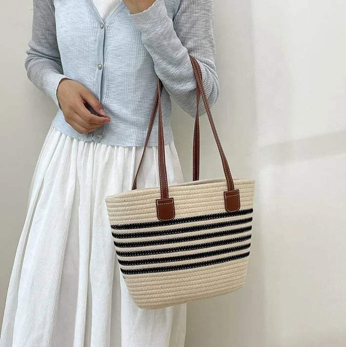 Florence — Striped Summer Tote