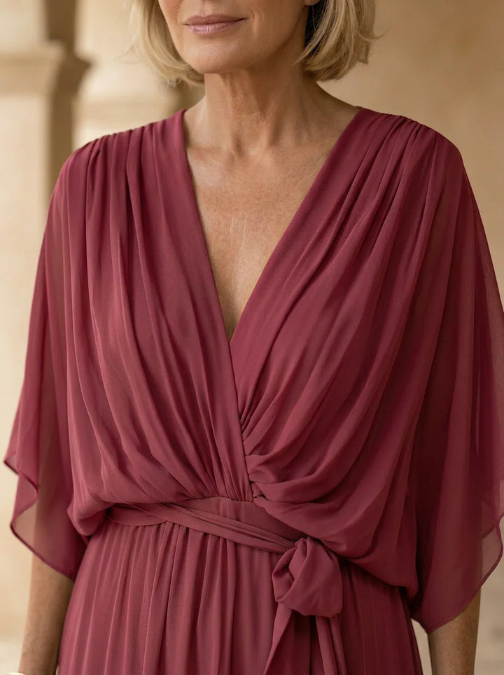 Sorena | Elegant V-Neck Maxi Dress
