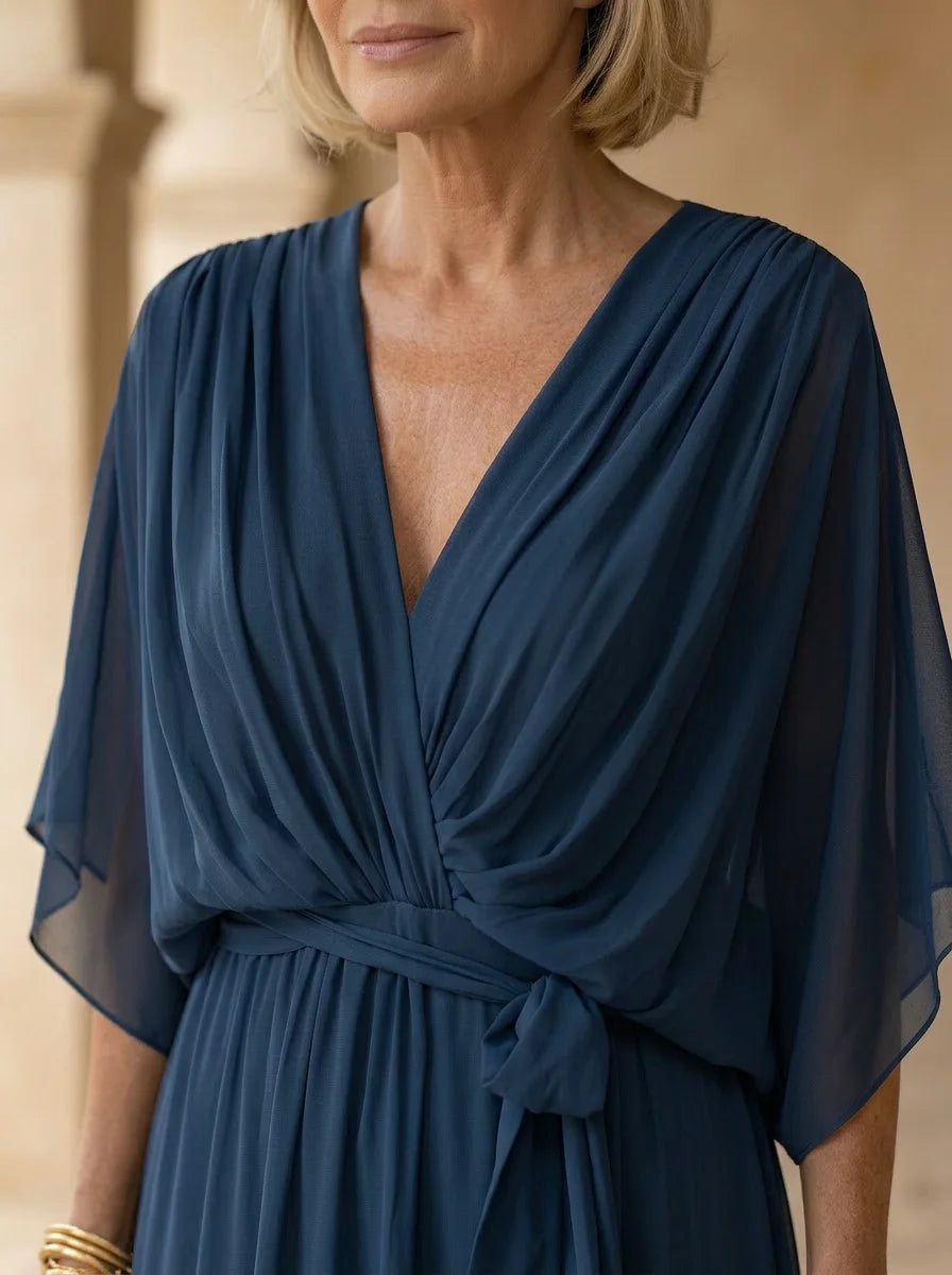 Sorena | Elegant V-Neck Maxi Dress