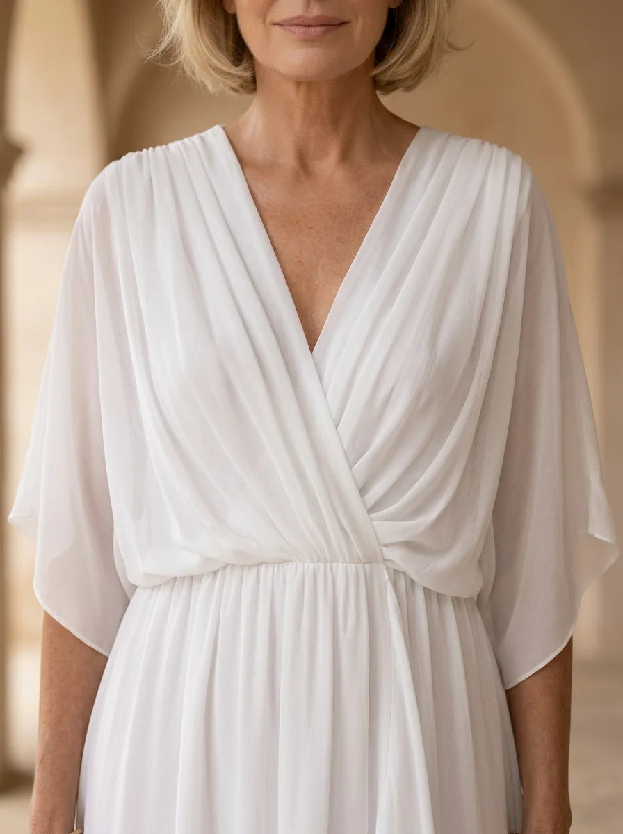 Sorena | Elegant V-Neck Maxi Dress