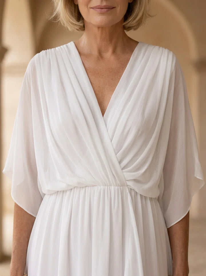 Sorena | Elegant V-Neck Maxi Dress