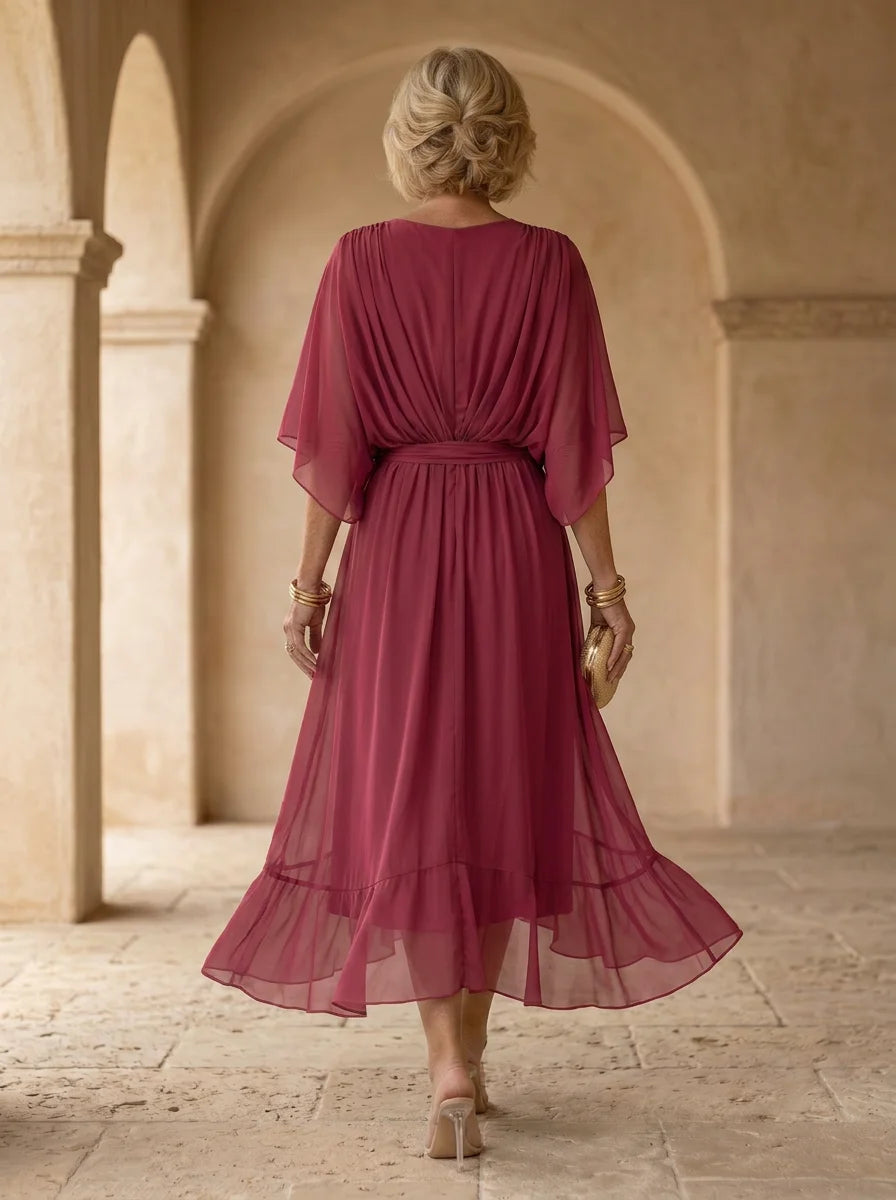Sorena | Elegant V-Neck Maxi Dress