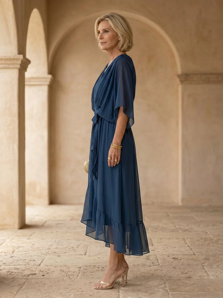 Sorena | Elegant V-Neck Maxi Dress
