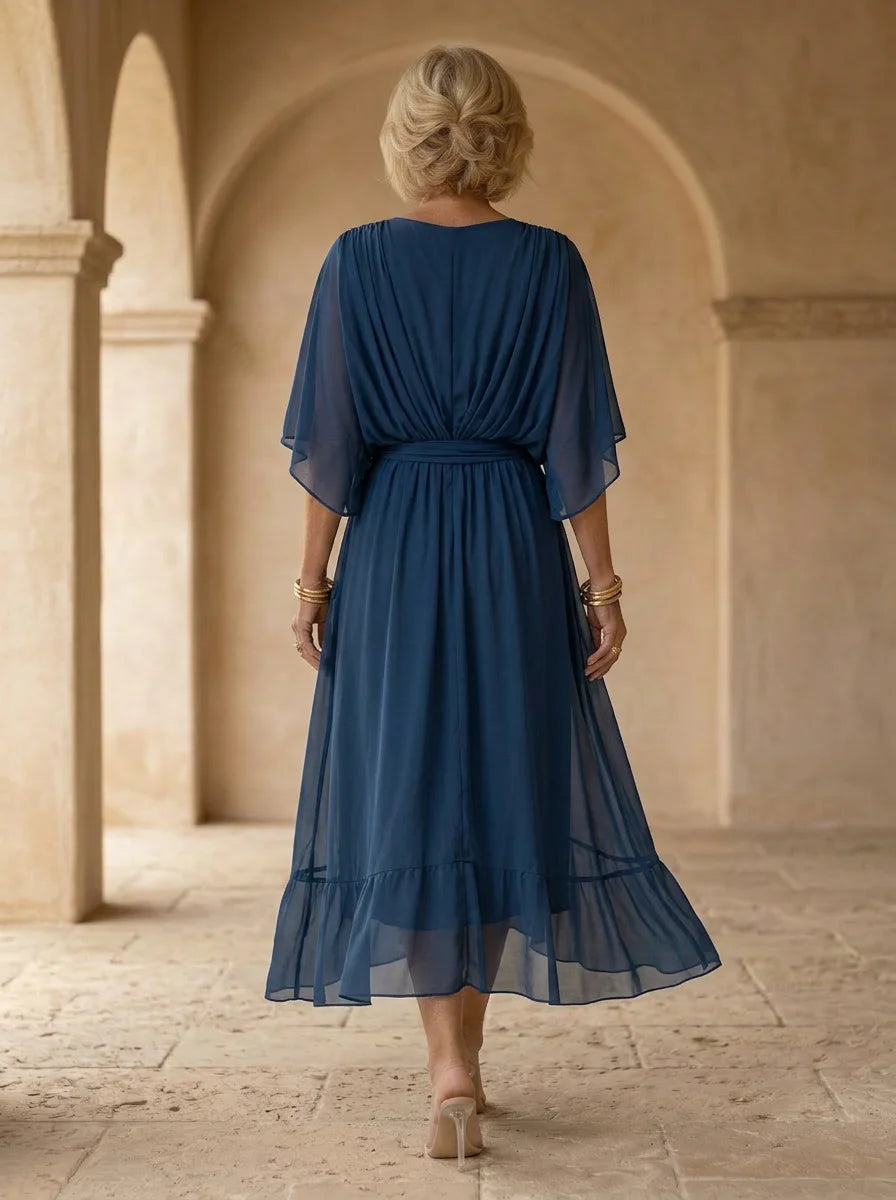 Sorena | Elegant V-Neck Maxi Dress