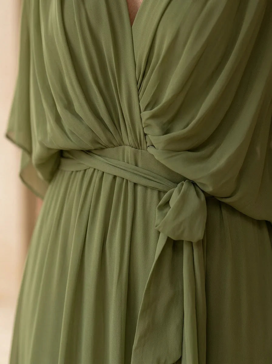 Sorena | Elegant V-Neck Maxi Dress