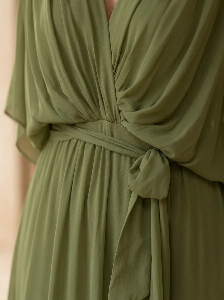 Sorena | Elegant V-Neck Maxi Dress