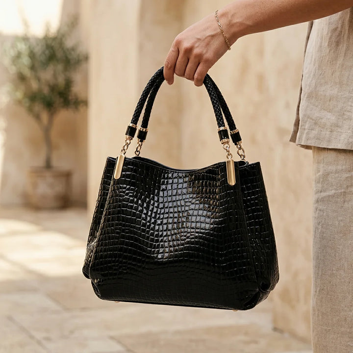 Lusso Milano - Crocodile Shoulder Bag
