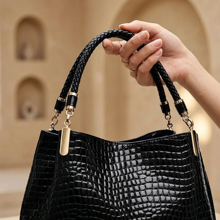 Lusso Milano - Crocodile Shoulder Bag