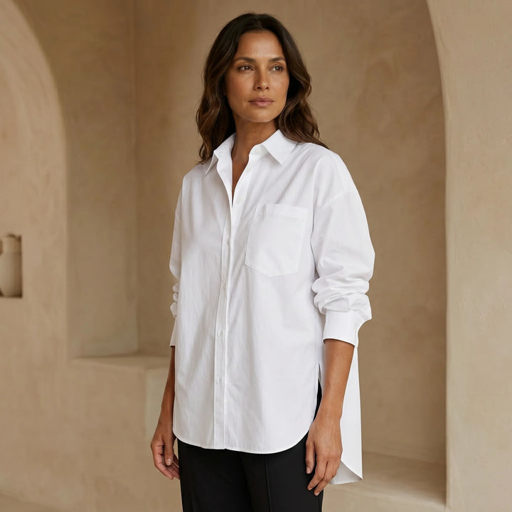 Top – Womens – All Season – Classic Oversized Blouse