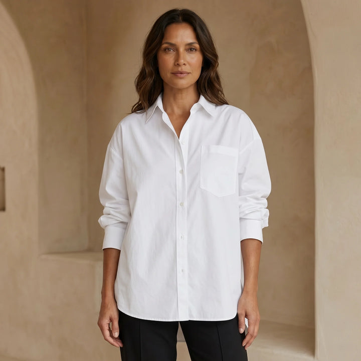 Top – Womens – All Season – Classic Oversized Blouse