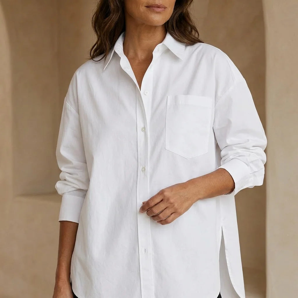 Top – Womens – All Season – Classic Oversized Blouse