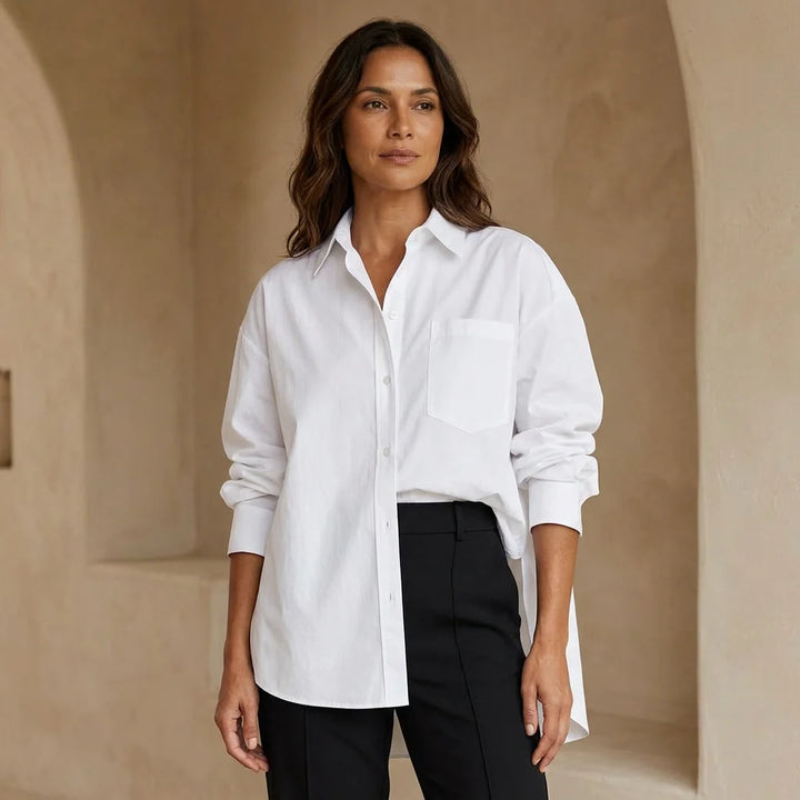 Top – Womens – All Season – Classic Oversized Blouse