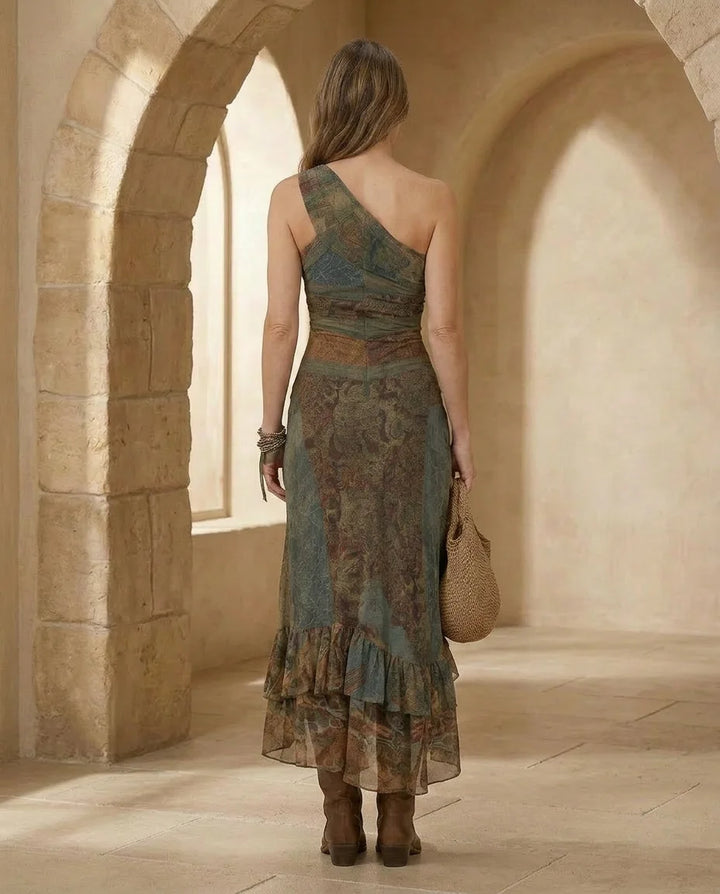 Indie - One Shoulder Maxi Dress