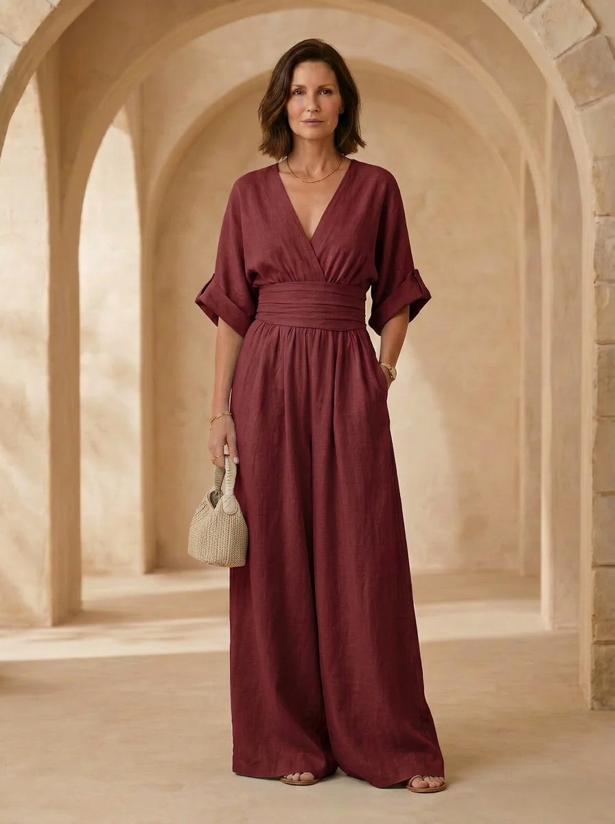 Cheska - Elegant Flow Jumpsuit