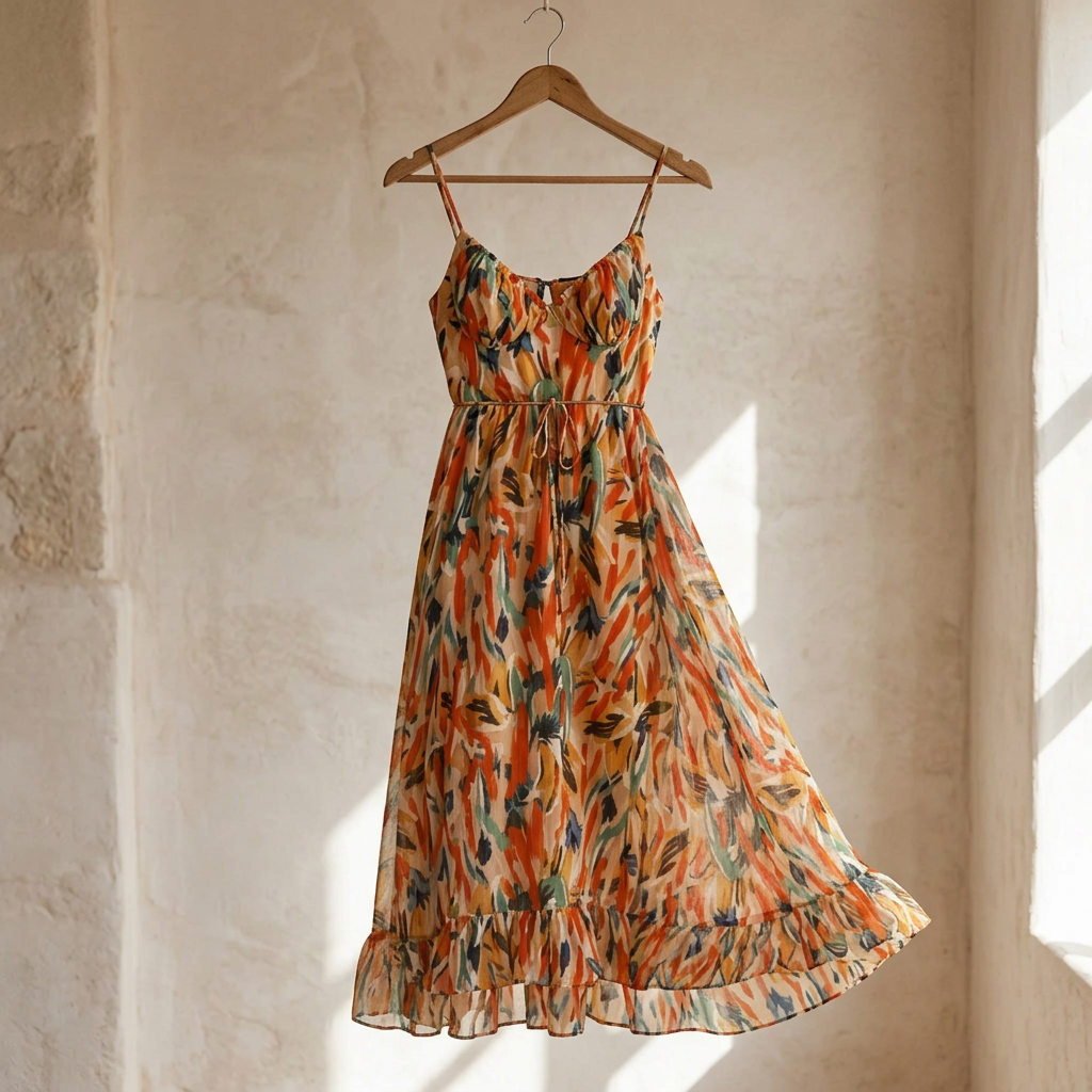 Bianca - Vibrant Midi Dress – Effortless Style for Summer Outings