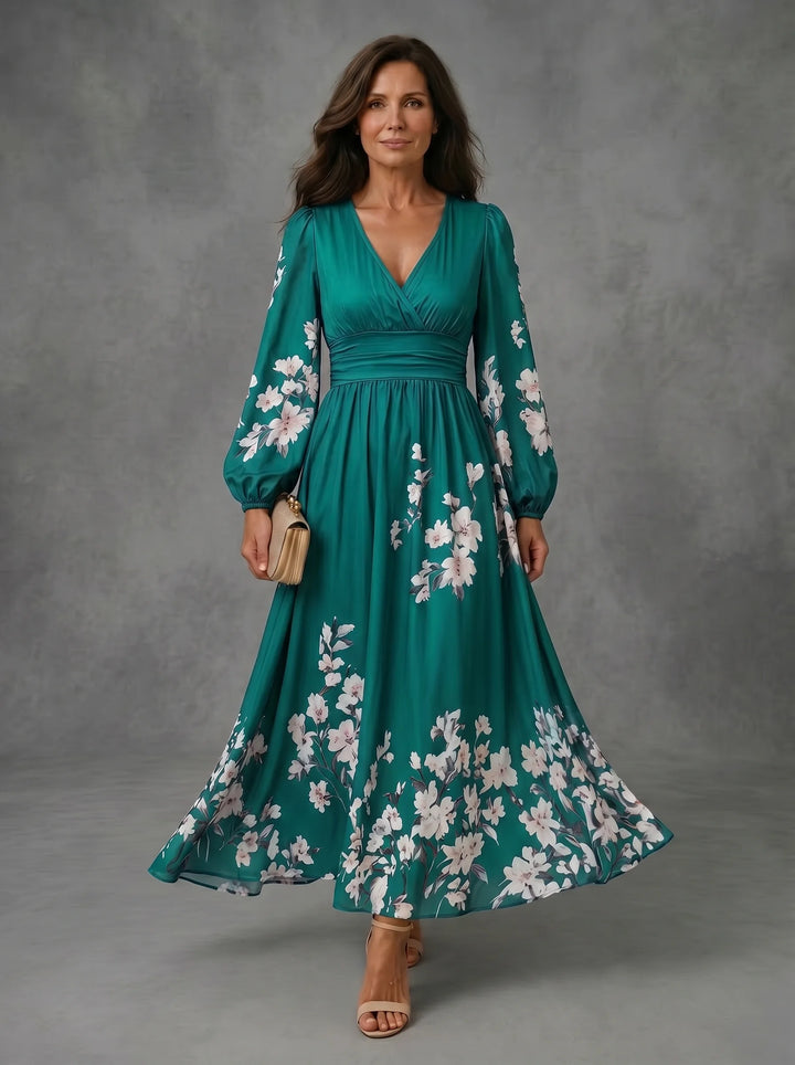 Aurelia - Floral Chiffon Dress