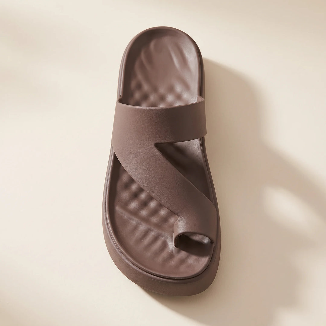 Luna Toe Loop Platform Sandals – Walk Taller, Feel Nothing