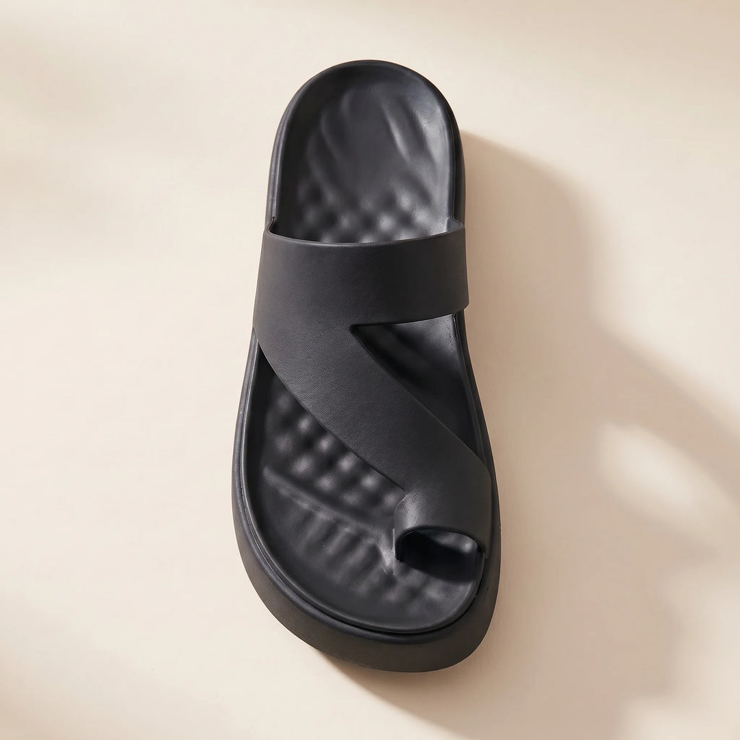 Luna Toe Loop Platform Sandals – Walk Taller, Feel Nothing