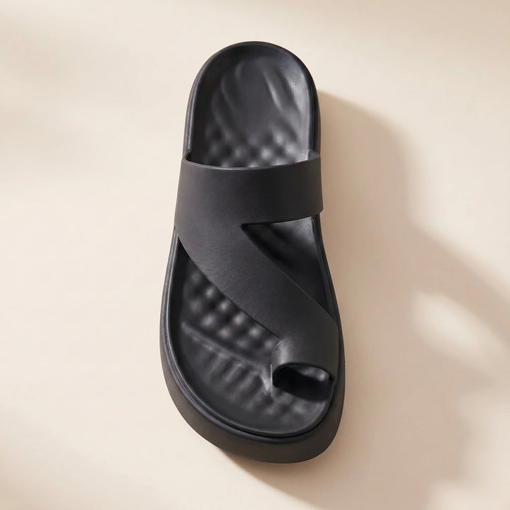 Luna Toe Loop Platform Sandals – Walk Taller, Feel Nothing
